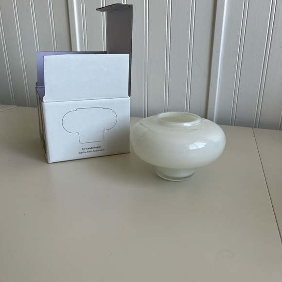 NWT Marimekko Fry Candleholder Off White - Picture 1 of 4